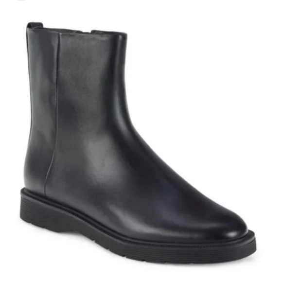 VINCE Holland Leather Ankle Boots